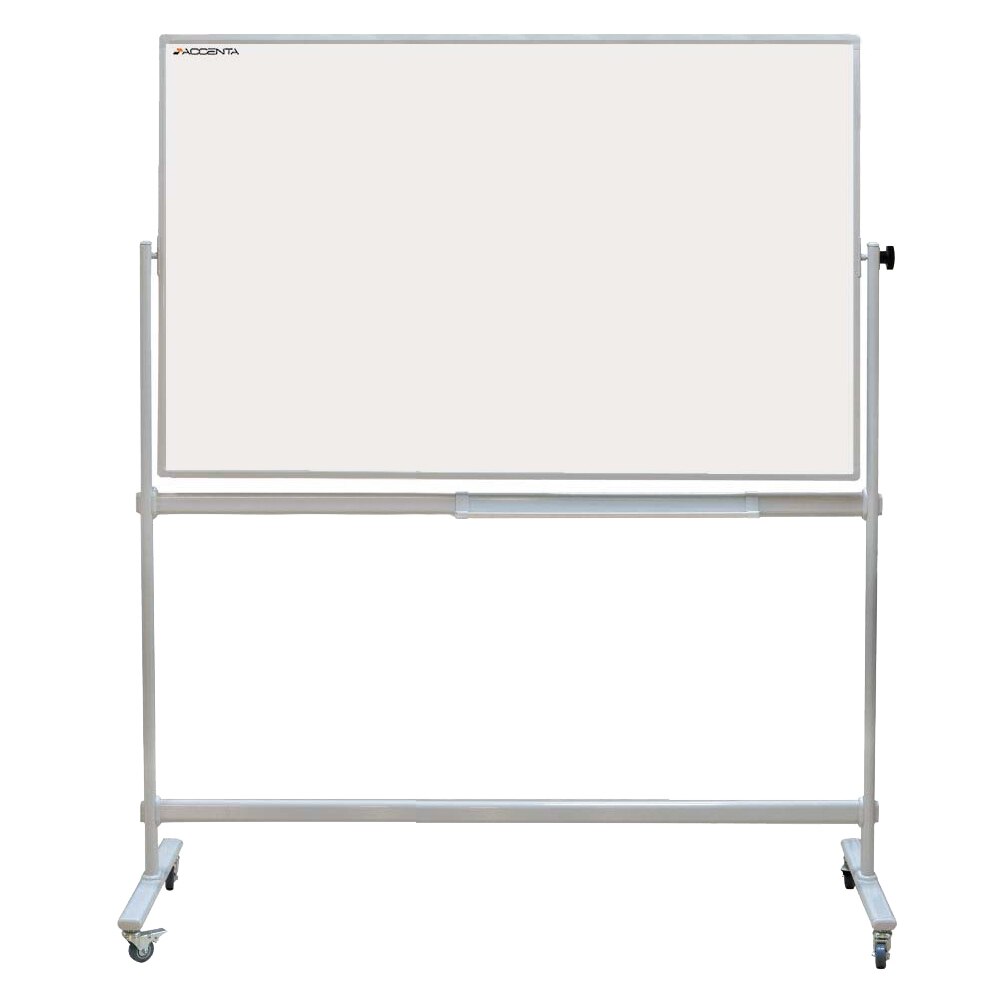 Whiteboard rotativ, ACCENTA, 120x180 cm, mobil