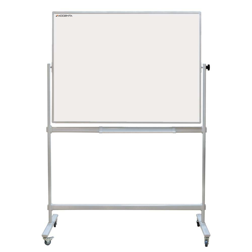 Whiteboard rotativ, ACCENTA, 120x150 cm, mobil