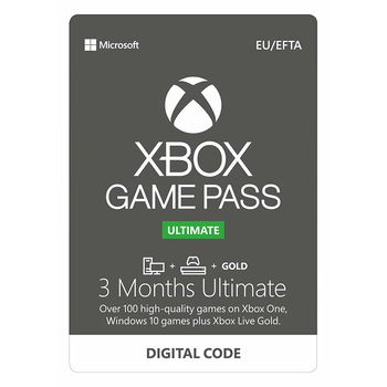 Abonament Xbox Game Pass Ultimate 3 luni pentru Xbox One si Windows 10 Abonament Xbox Game Pass Ultimate 3 luni pentru Xbox One si Windows 10