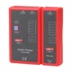Tester pentru cabluri de retea UNI-T UT681L, Conectori RJ45 / RJ11, Negru/Rosu