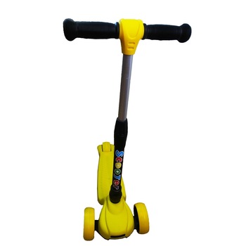 Trotineta “Scooter” pentru Copii, cu 3 Roti, Pliabila, Galben Trotineta “Scooter” pentru Copii, cu 3 Roti, Pliabila, Galben