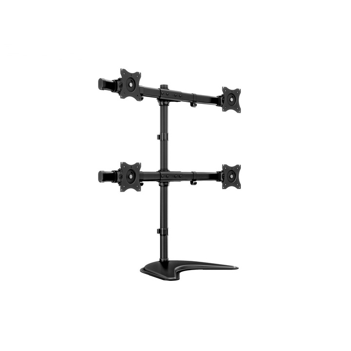 Multibrackets M Deskstand Basic Quad 15-27" Black, 133902, Fali-, monitor-, projektortartó