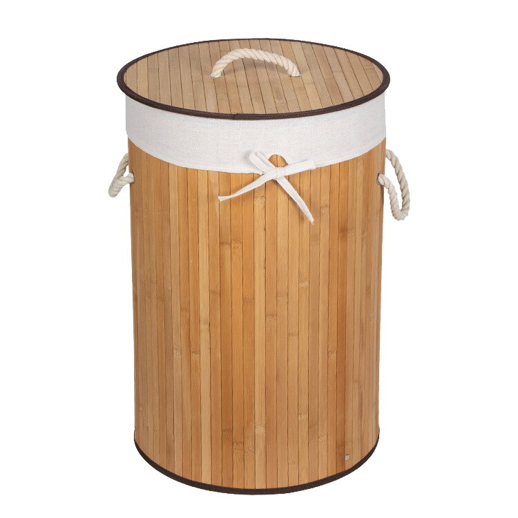 Cos rufe bambus Kring, 35x35x60 cm, Maro deschis