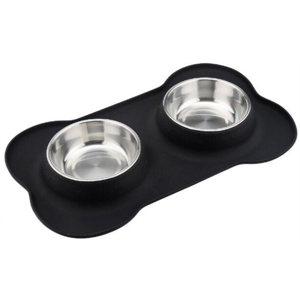 Set de 2 castroane cu suport Mellow, 46*27, Inox