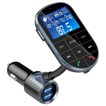 Modulator FM, Bluetooth, BC37,Wireless hands-free, LCD 1.44 , MP3 player, FM kit, USB 2.4A, TF Card pentru Apple iPhone iPod iPad Samsung Huawei Android Smartphone Modulator FM, Bluetooth, BC37,Wireless hands-free, LCD 1.44 , MP3 player, FM kit, USB 2.4A, TF Card pentru Apple iPhone iPod iPad Samsung Huawei Android Smartphone