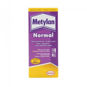 Adeziv pentru tapet, interior, Metylan Normal, 125 gr Adeziv pentru tapet, interior, Metylan Normal, 125 gr