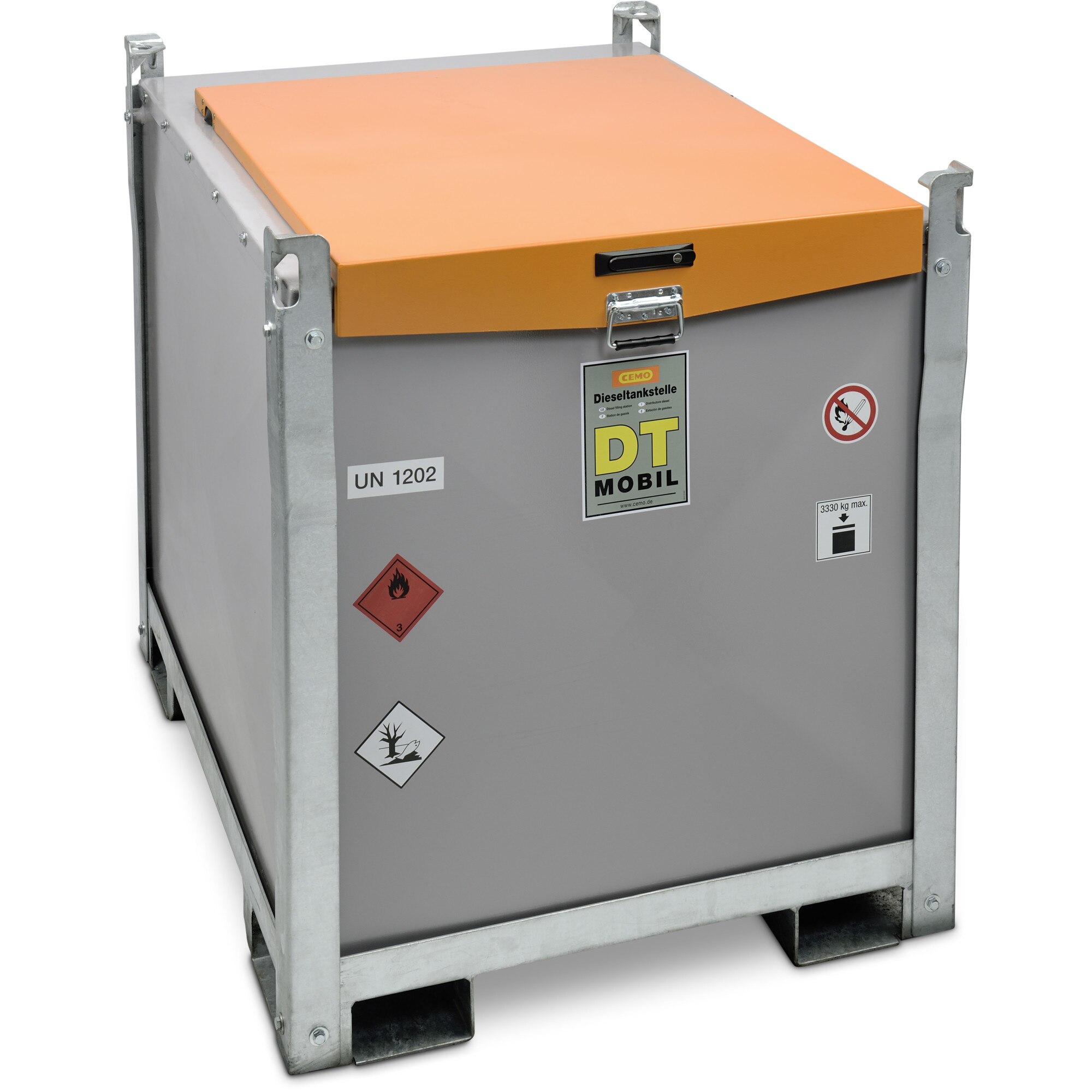 Rezervor mobil pentru motorina DT-Mobile PRO PE980, cu electropompa Bipump, 12 V, Romtank