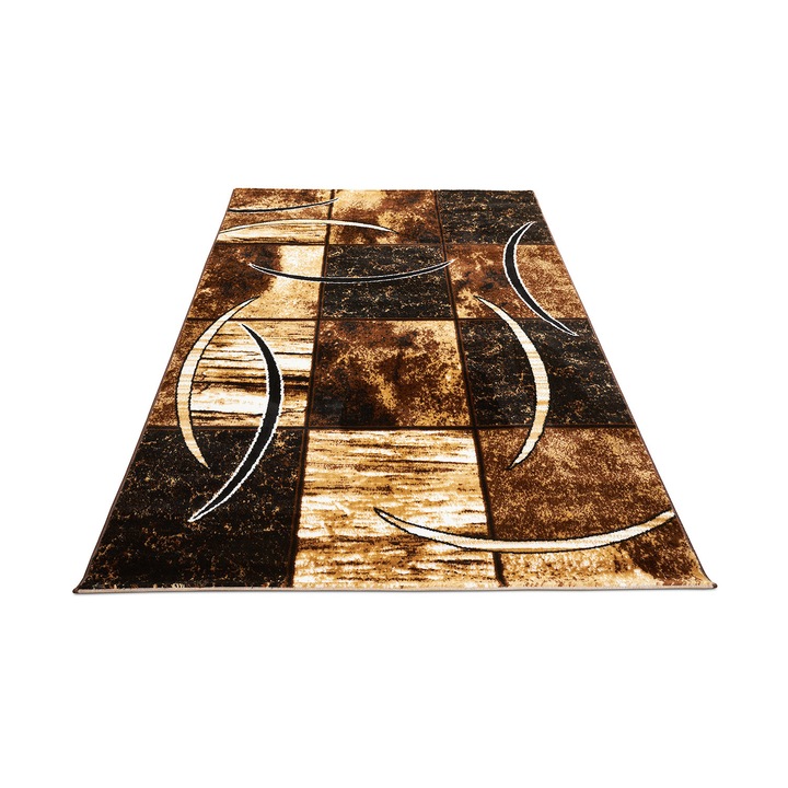Agora Textil, EFFECT Desing szőnyeg, 150X230 cm, 1500gr / m2, 0878 barna