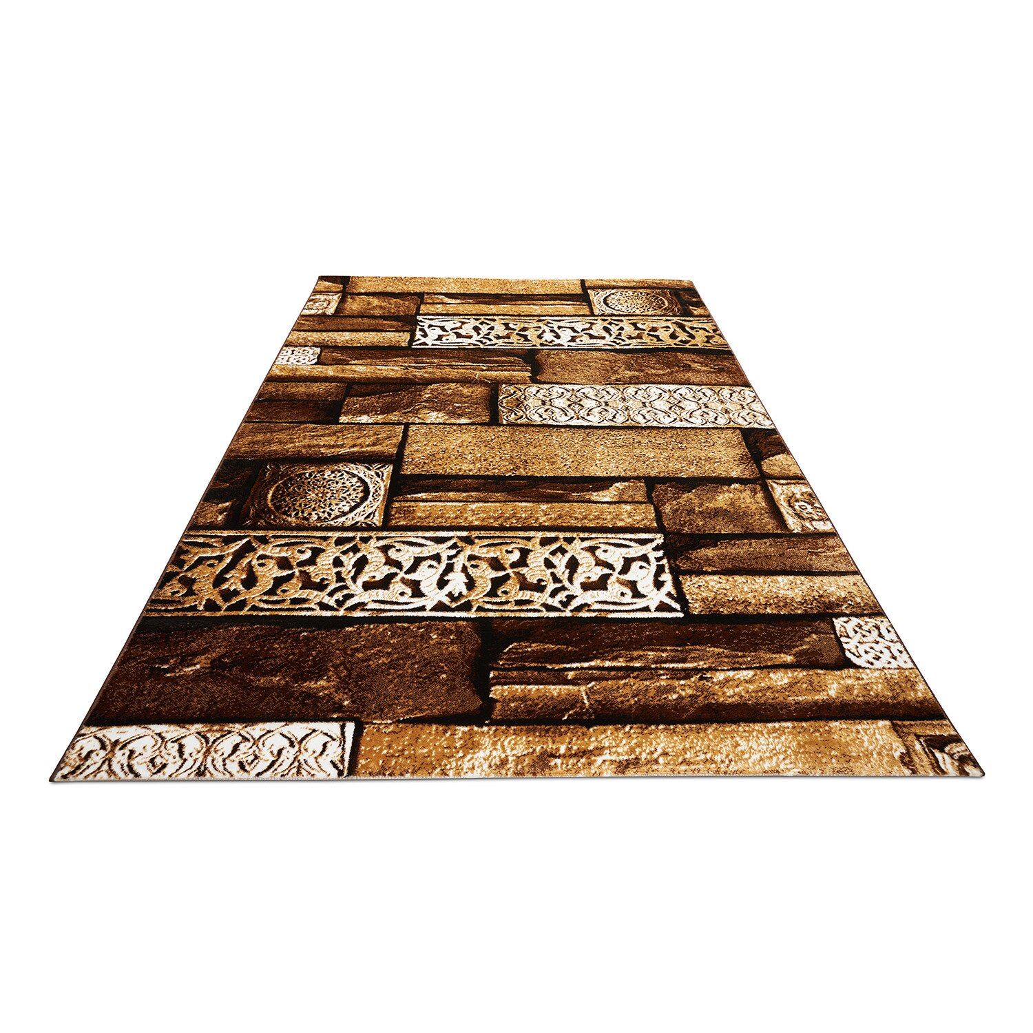 Covor EFFECT Desing Modern 100X200 cm -0880 brown,1500gr/mp