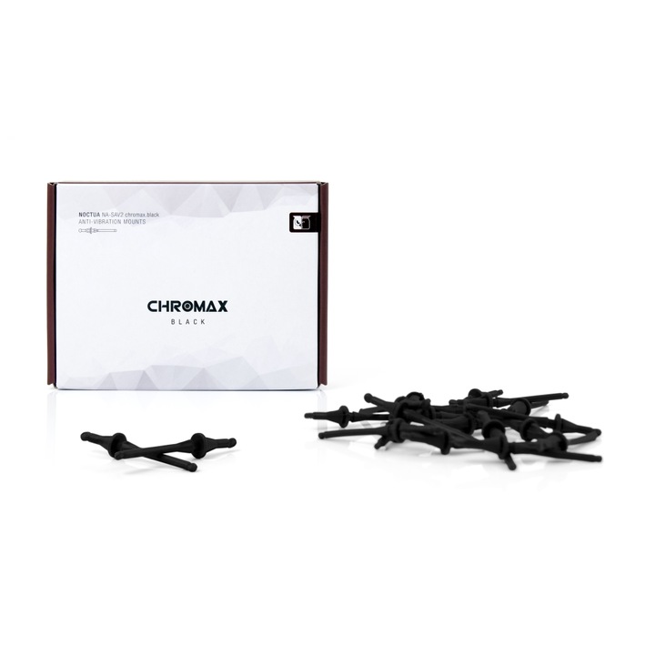Accesoriu ventilator set suruburi anti-vibratie Noctua NA-SAV2 Chromax Black