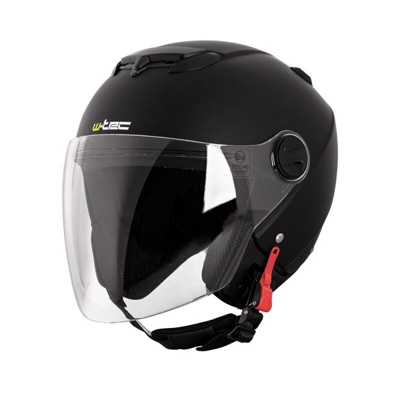 Casca Moto Open Face W-TEC YM-617, 2XL(63-64), Negru Mat