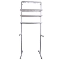 Raft Multifunctional Modern pentru Baie, Bucatarie si Dormitor, YLT-0418, Alb