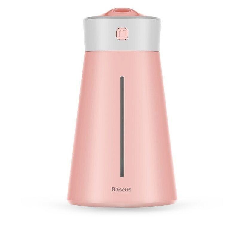 Umidificator aer cu vibratii ultrasonice si lumina ambientala Baseus Slim Pink