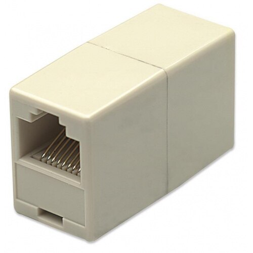 Cuplaj in linie , Gembird , cat6 RJ45/RJ45 , alb