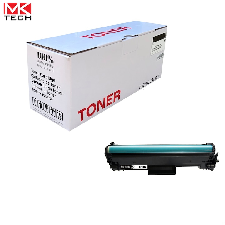 Съвместима тонер касета HP CF244A MKTECH за HP Laserjet pro M15/M15A/M15W/MFP M28/MFP M28a/MFP M28w,1 000 копия,Черна