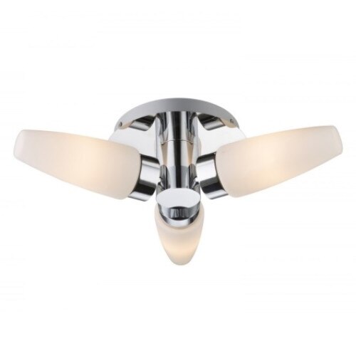 Plafoniera Piton Globo 3x G9, 20W crom