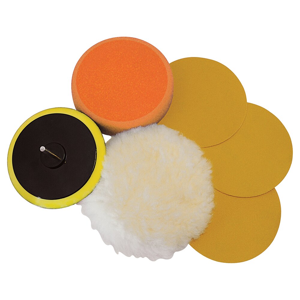 Set 6 discuri polisat, slefuit, 125mm, Silverline