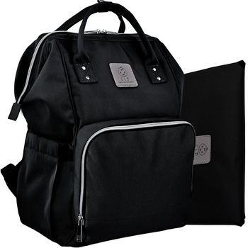 Geanta-Rucsac pentru Bebelusi, Copii si Mamici, Geanta Dama de Umar/Carucior - Travel Organizer set cu Changing Pad- Care Love Devotion, 45 x 28 x 21 cm , NEGRU Geanta-Rucsac pentru Bebelusi, Copii si Mamici, Geanta Dama de Umar/Carucior - Travel Organizer set cu Changing Pad- Care Love Devotion, 45 x 28 x 21 cm , NEGRU