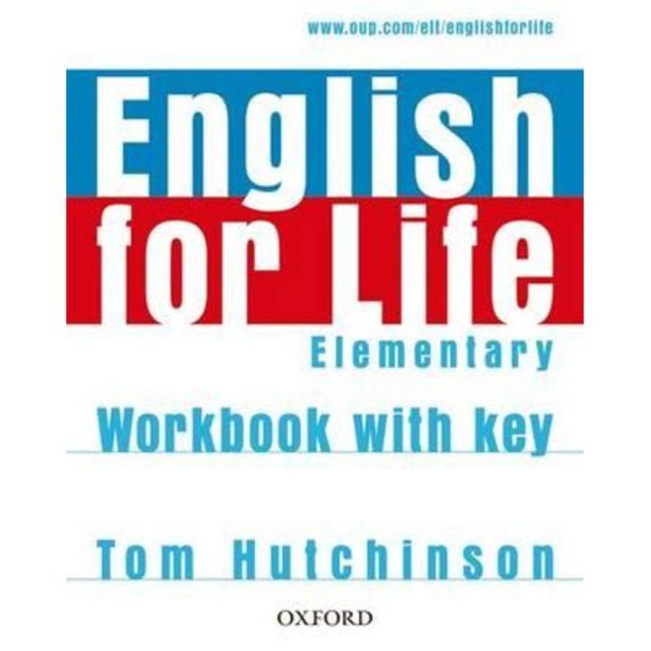 English for Life Elementary: Workbook with Key