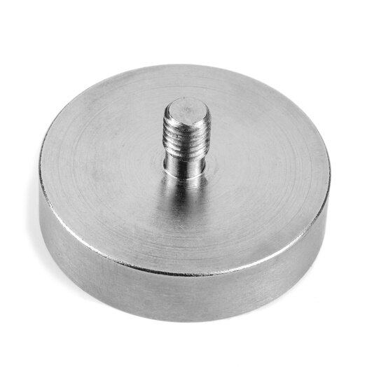 Magnet puternic oala neodim 48mm cu tija filetata