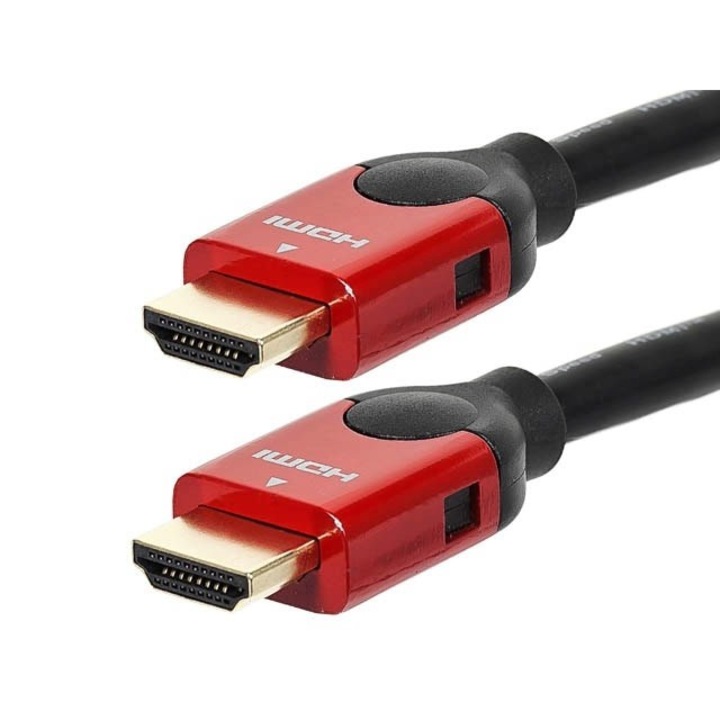Свързващ кабел, Maclean, MCTV/707 v2.0 HDMI /HDMI 30AWG 4K 60Hz 3m, черен