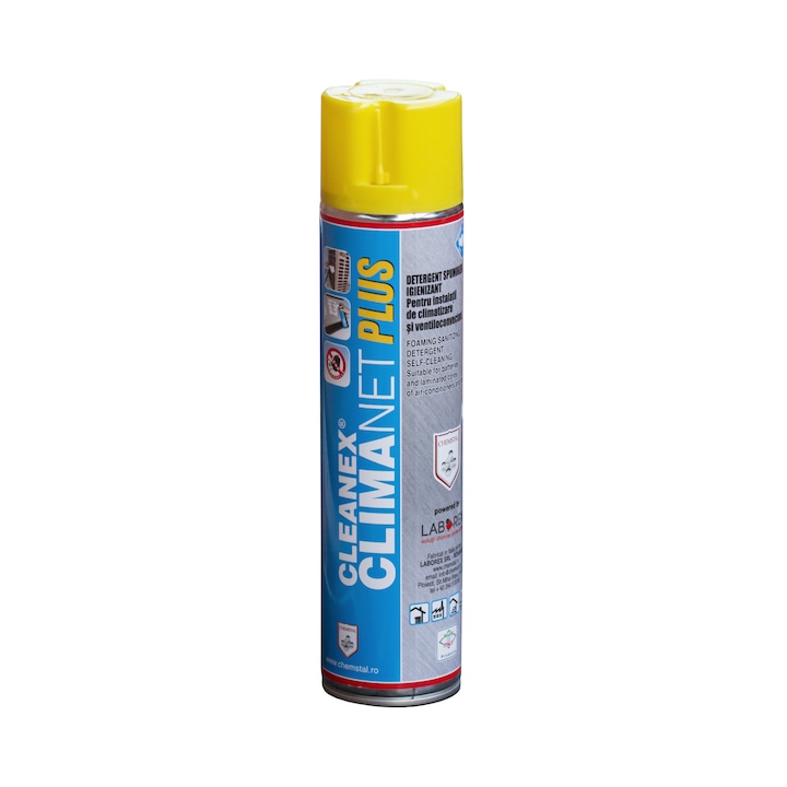 Detergent Chemstal Climanet Plus Spray 600 ml, pentru curatarea instalatiei de aer conditionat.