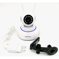 camera de supraveghere venovo alarm sistem wi-fi camera 2 mp control max 64 wireless senzor 433mhz gazfum pir miscareinundatiesos inregistrare microsd card 64gbapp notificare telefon instant imagen 32_0_
0
