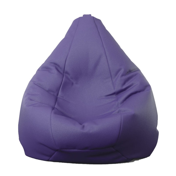 Пуф Pufrelax, круша за деца 4-14 г.,160л. Nirvana Light - Panama Indigo, Водоустойчив, Перящ се калъф, Пълнеж от Полистиролни перли