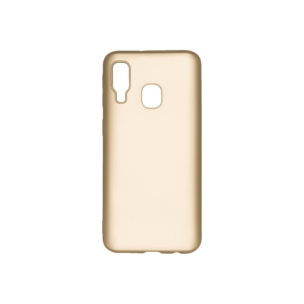 Husa de protectie spate Level pentru Samsung Galaxy A40, Silicon, Golden