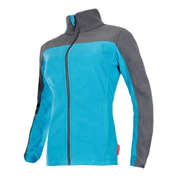 Jacheta Polar dama, 2 buzunare cu inchidere prin fermoar, impermeabila, marime 3XL, Albastru/Gri Jacheta Polar dama, 2 buzunare cu inchidere prin fermoar, impermeabila, marime 3XL, Albastru/Gri