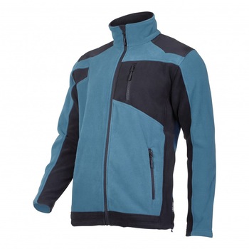 Jacheta Polar cu intaritura, 3 buzunare, talie ajustabila, anti-scamosare, marime 2XL, Albastru/Negru Jacheta Polar cu intaritura, 3 buzunare, talie ajustabila, anti-scamosare, marime 2XL, Albastru/Negru
