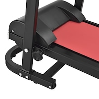 Banda alergare HTRM3941,in.tec, 125 x 65 x 121 cm, maxim 200 Kg, negru/rosu multifunctionala, cu LC