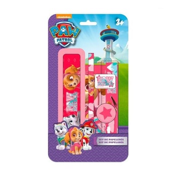 Set rechizite Paw Patrol fete penar + 6 accesorii 21x8cm Set rechizite Paw Patrol fete penar + 6 accesorii 21x8cm