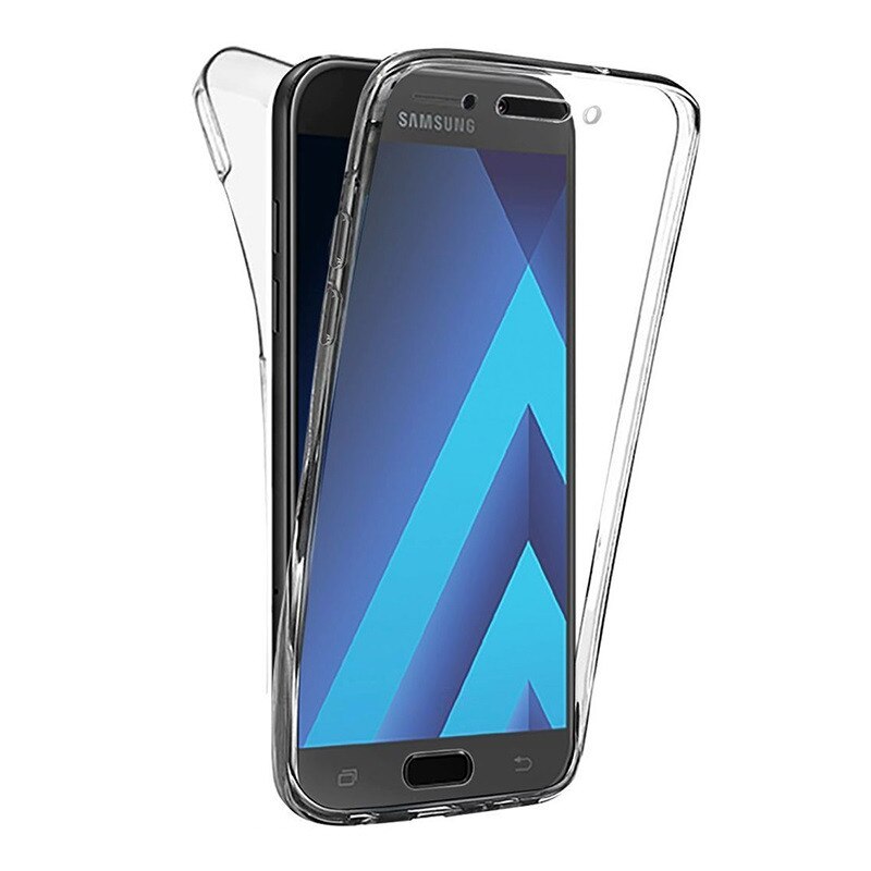 Husa Samsung A7 2017 Flippy Full Tpu 360 V2 Transparent