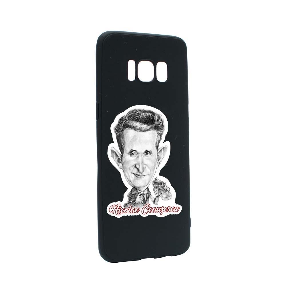 Husa de protectie Ceausescu pentru Samsung Galaxy S8, rezistenta la uzura, anti-alunecare, din silicon Premium, B222