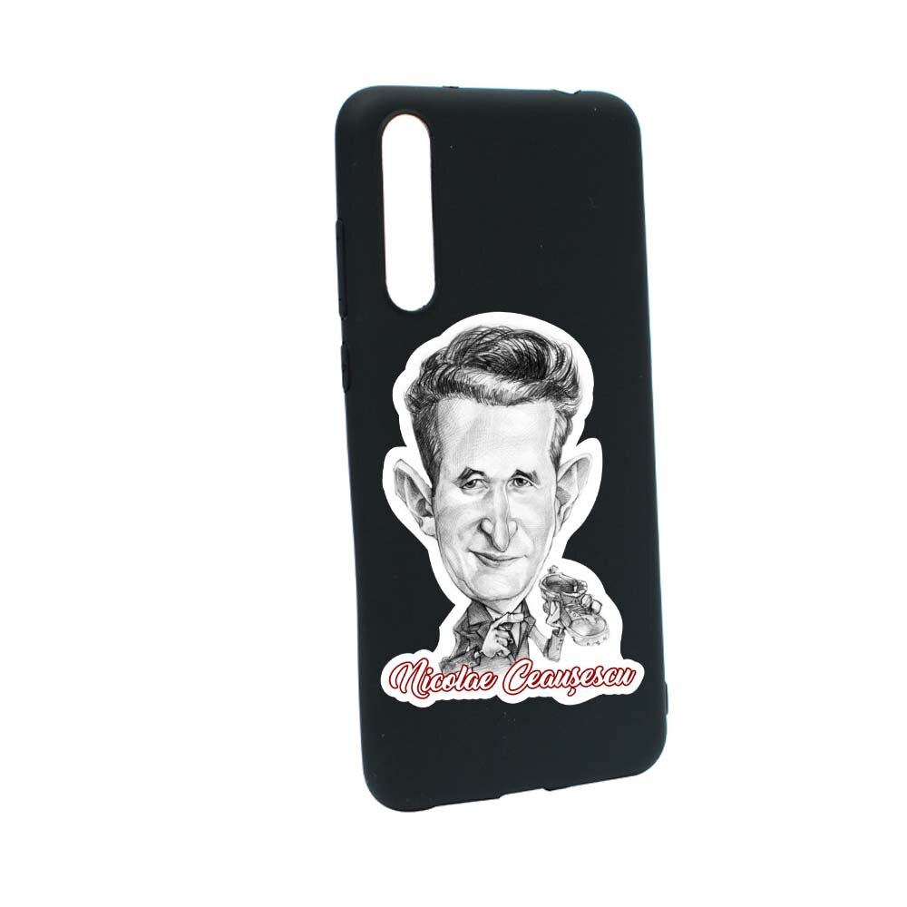 Husa de protectie Ceausescu pentru Huawei P20 Pro, rezistenta la uzura, anti-alunecare, din silicon Premium, B222