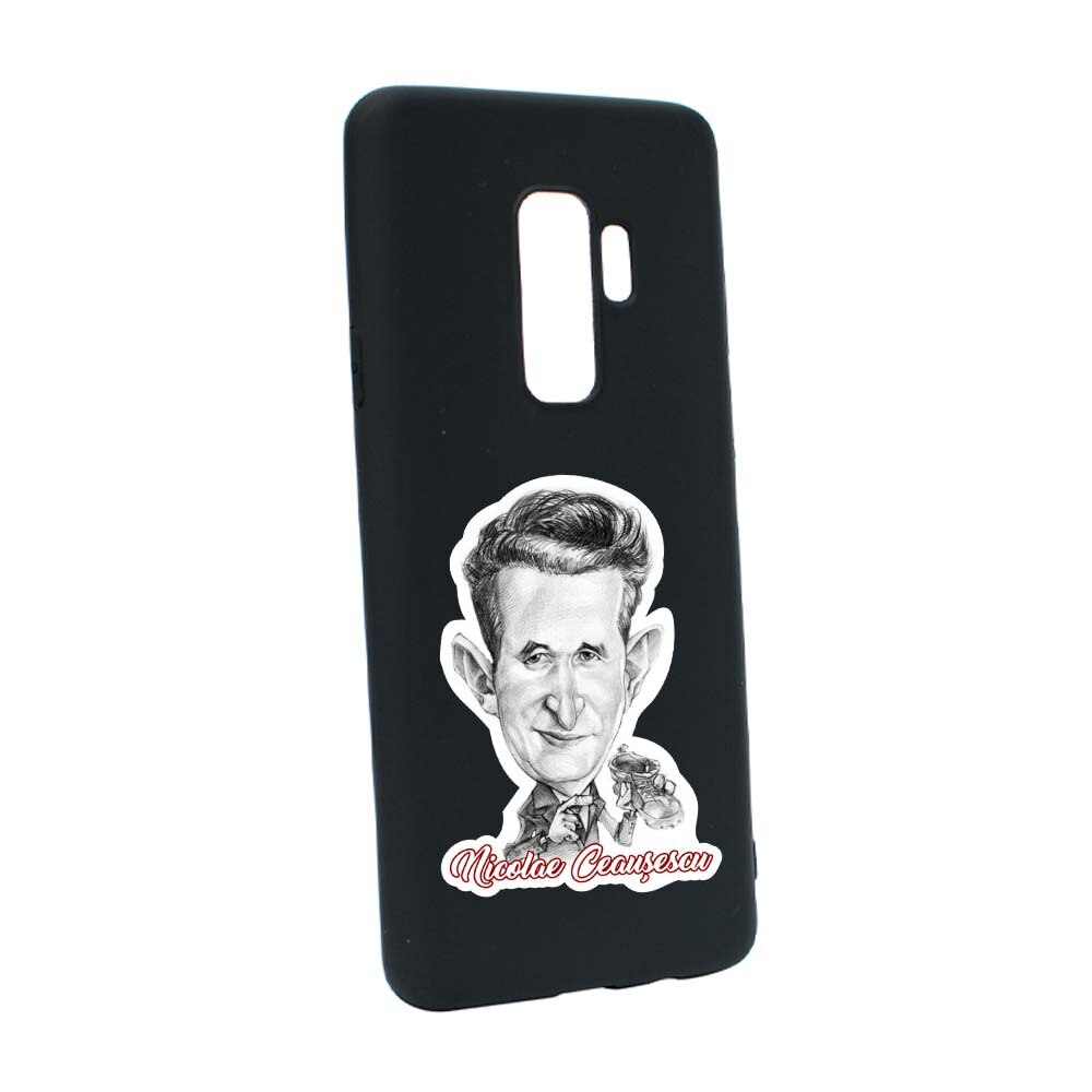Husa de protectie Ceausescu pentru Samsung Galaxy S9, rezistenta la uzura, anti-alunecare, din silicon Premium, B222