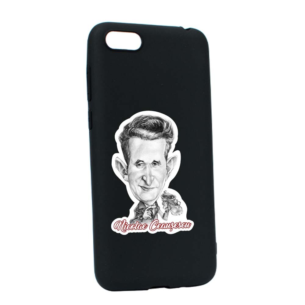 Husa de protectie Ceausescu pentru Apple iPhone 7 / 8, rezistenta la uzura, anti-alunecare, din silicon Premium, B222