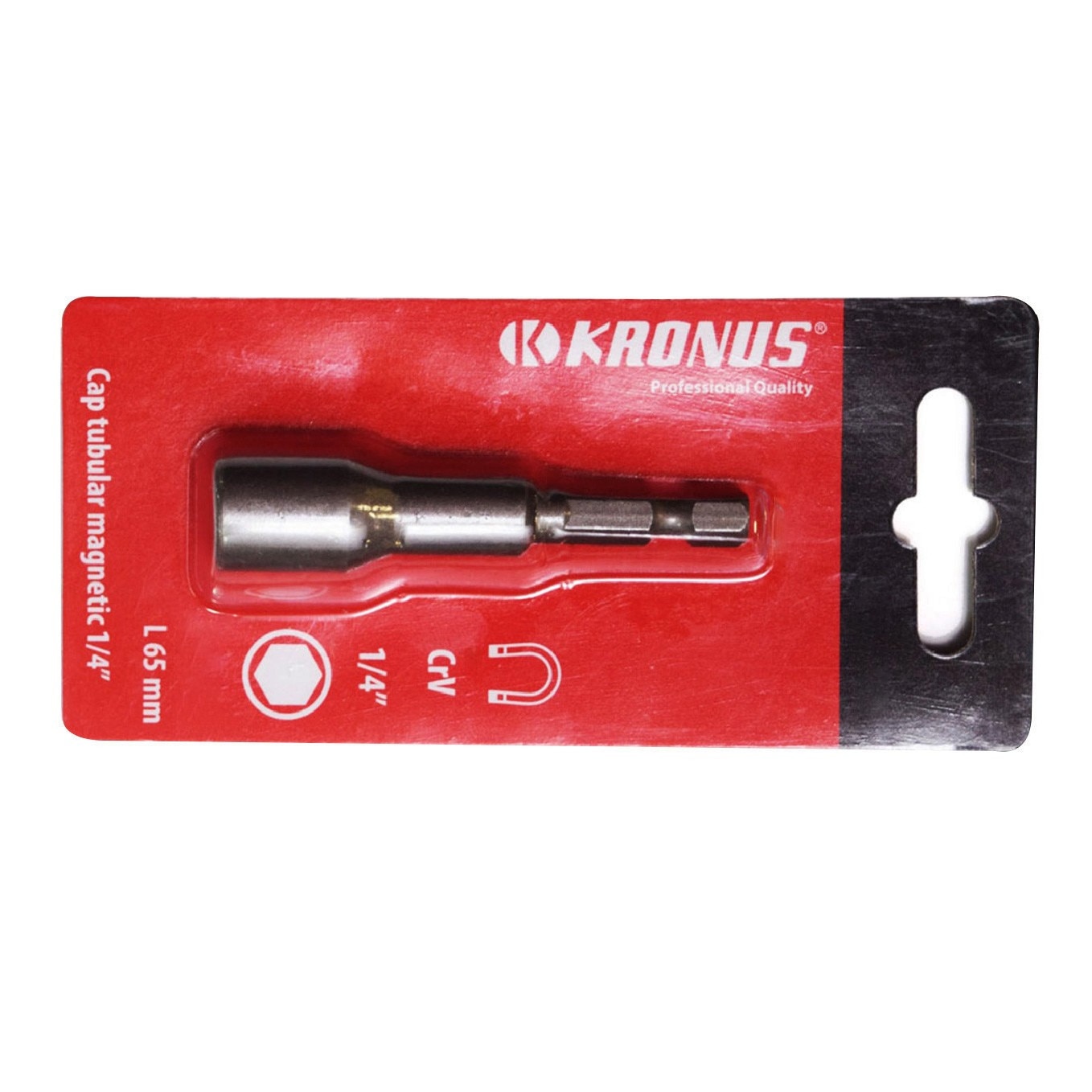 Capat cheie tubulara EVO, lunga, profil hexagonal exterior, Kronus, 7 x 1/4 inch