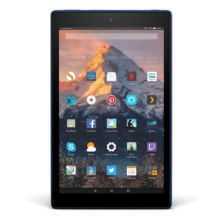 Tableta, Amazon, Fire HD 10, 1920 x 1200, Quad Core, 32 GB, Card SD 32 GB, Wi-Fi, Bluetooth 4, Negru