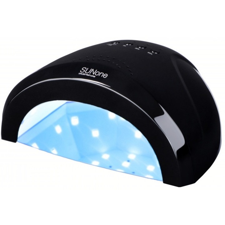 Lampa UV LED Hybrid 48w SunOne,uscat unghii,gel UV,Negru