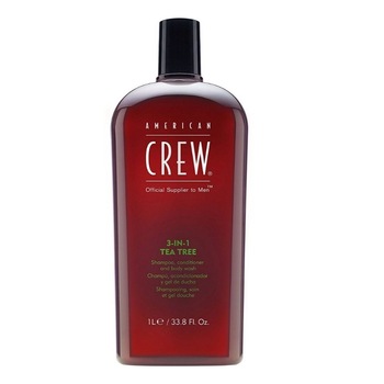 Sampon, balsam si gel de dus American Crew 3-In-1 Tea Tree, 1000ml Sampon, balsam si gel de dus American Crew 3-In-1 Tea Tree, 1000ml