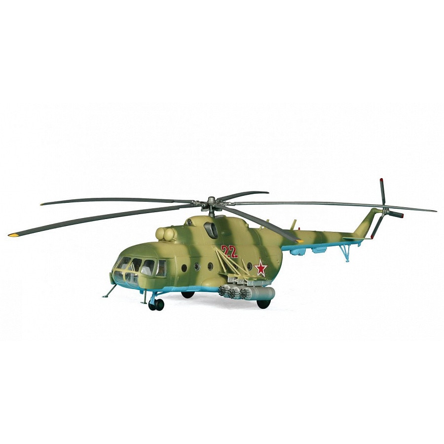 Модел на самолет Звезда Руски щурмови хеликоптер МИ-8МТ / МИ-17 HIP-H 1 ...