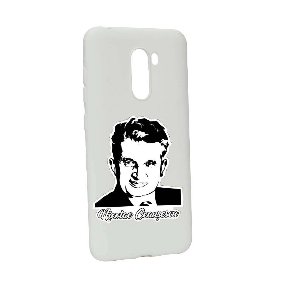 Husa de protectie Ceausescu pentru Xiaomi PocoPhone F1, rezistenta la uzura, anti-alunecare, din silicon Premium, W223