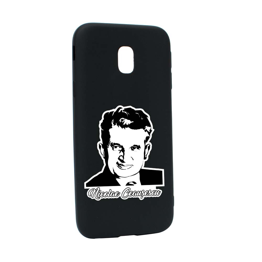 Husa de protectie Ceausescu pentru Samsung Galaxy J7 2017, rezistenta la uzura, anti-alunecare, din silicon Premium, B223