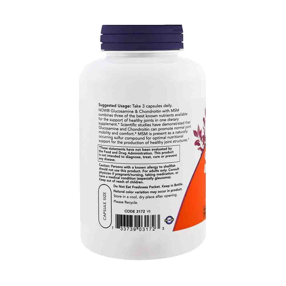 Complex de Condroitina, Glucozamina si MSM BoneFactor Adams Supplements, 60 capsule