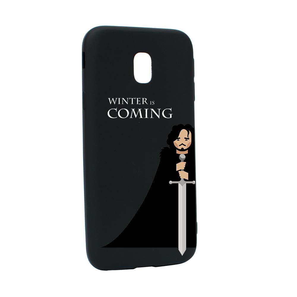 Husa de protectie Game of Thrones pentru Samsung Galaxy J7 2018, rezistenta la uzura, anti-alunecare, din silicon Premium, B196