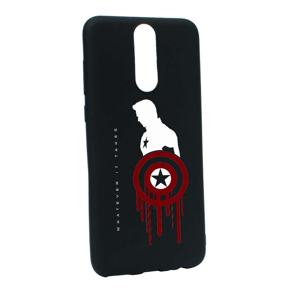 Husa de protectie Marvel Avengers pentru Huawei Mate 10 Lite, rezistenta la uzura, anti-alunecare, din silicon Premium, B199