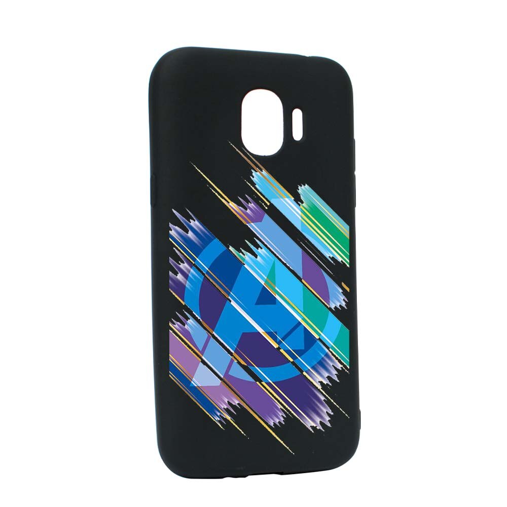 Husa de protectie Marvel Avengers pentru Samsung Galaxy J2 Pro 2018 / J2 2018 / Grand Prime Pro, rezistenta la uzura, anti-alunecare, din silicon Premium, B200