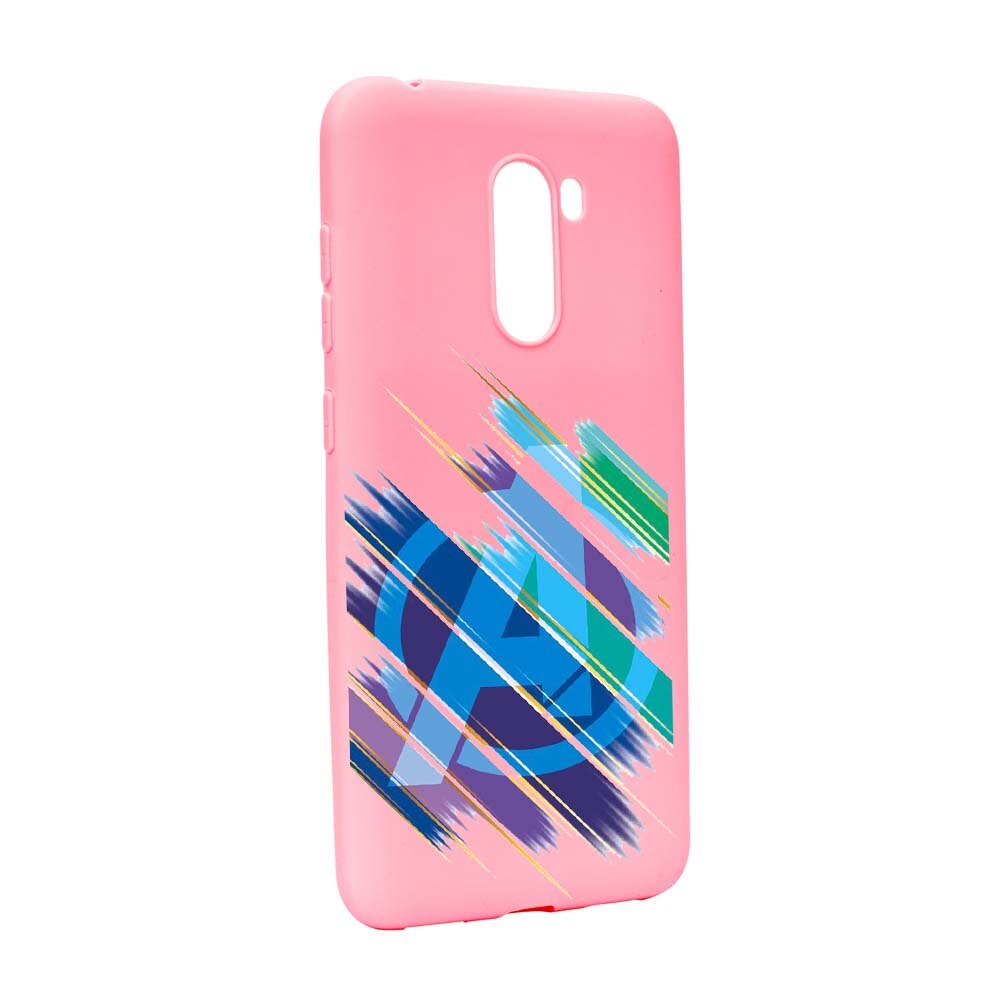 Husa de protectie Marvel Avengers pentru Xiaomi PocoPhone F1, rezistenta la uzura, anti-alunecare, din silicon Premium, P200